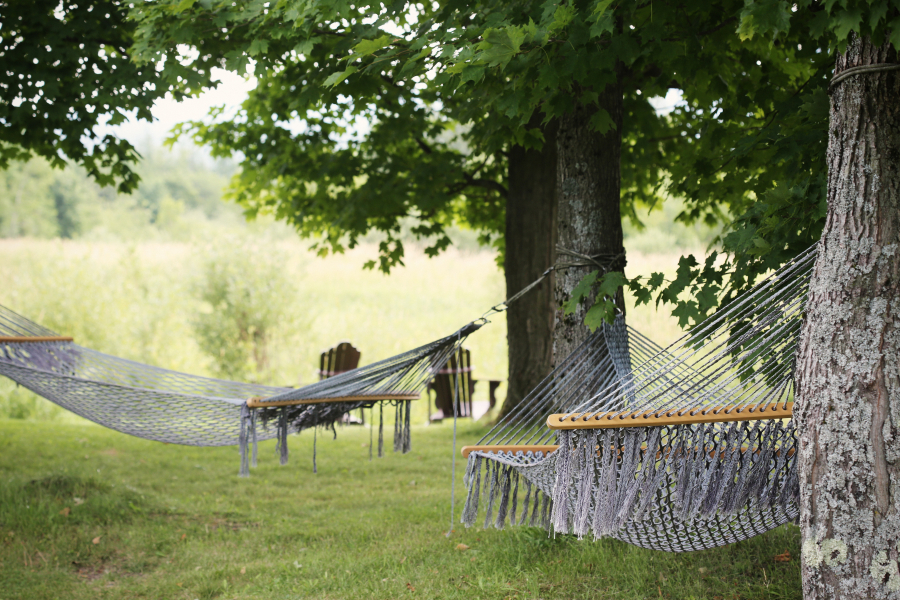 hamac au camping Hourtin plage Gironde